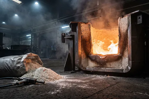 Silica Ramming Mass Texture